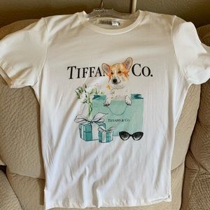 Women’s Tiffany & Co Corgi Tee Size Medium
